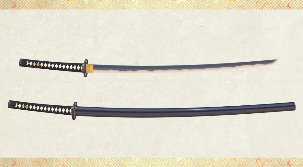 大和守安定【名刀3D素材シリーズ】