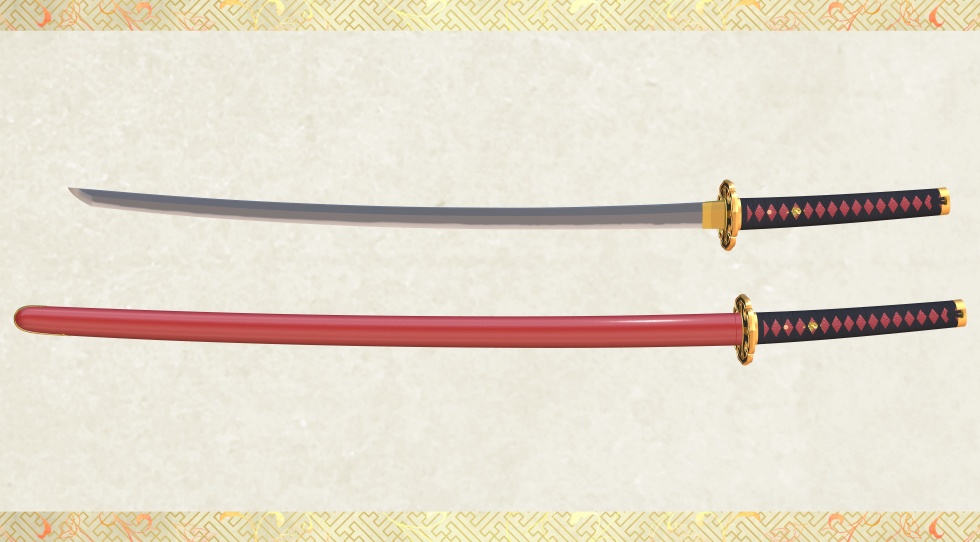 加州清光【名刀3D素材シリーズ】