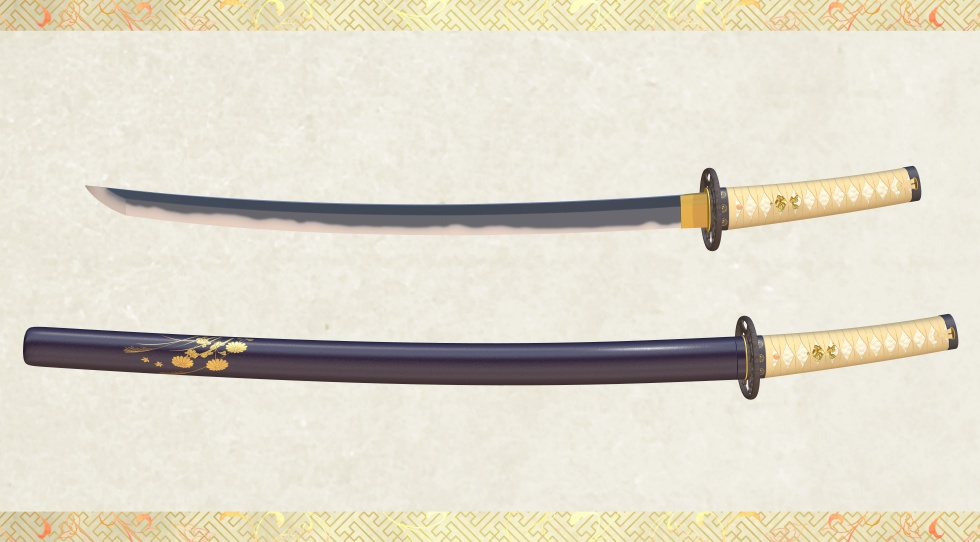 籠手切郷【名刀3D素材シリーズ】