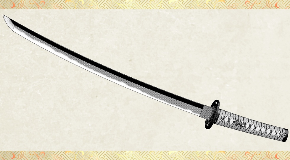 籠手切郷_二所物付き【名刀3D素材シリーズ】