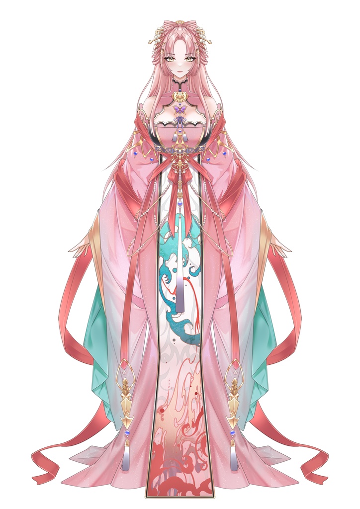 虚拟主播形象定制live2d皮套建模vtuer直播人物二次元约稿立绘