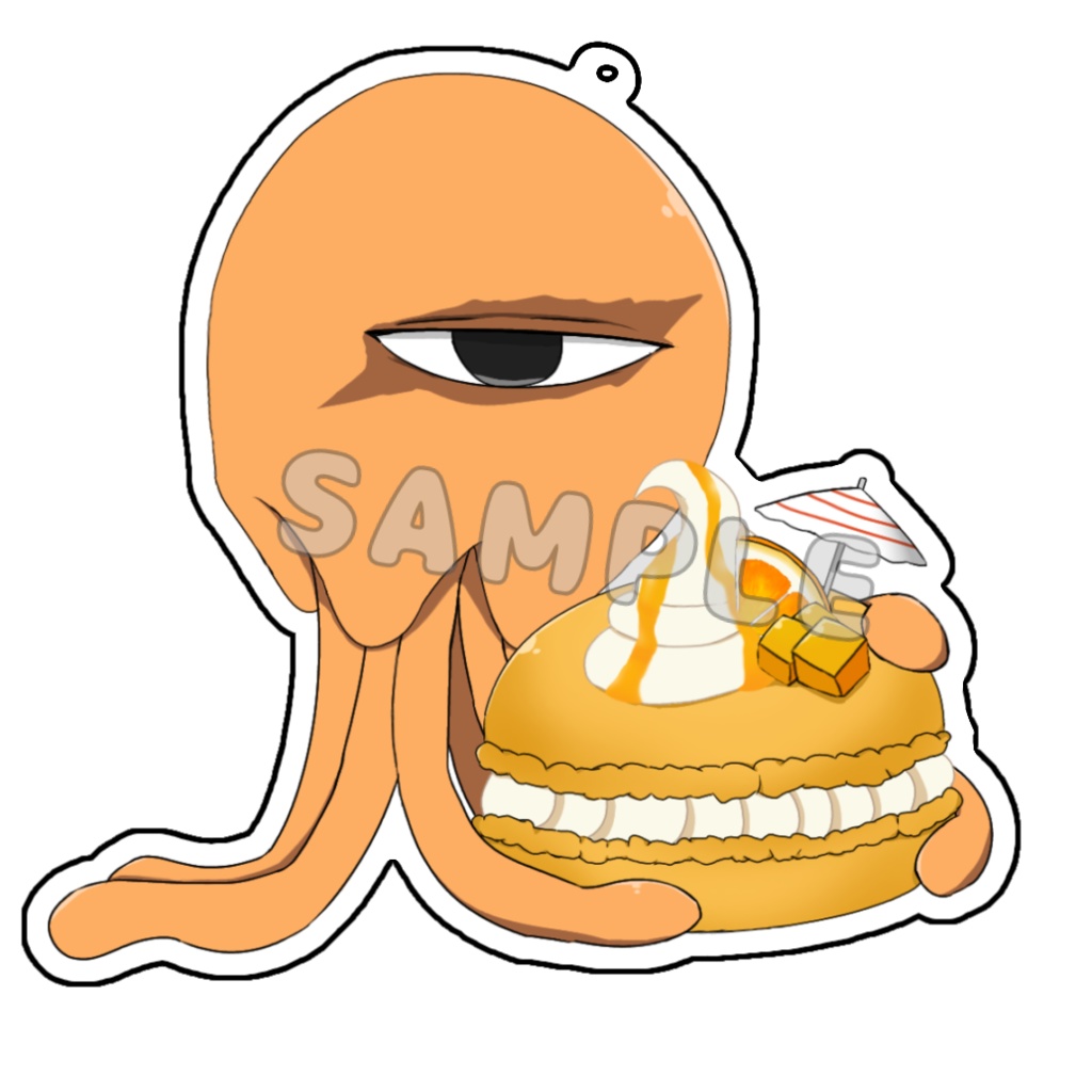 バンマカロンアクリルキーホルダー