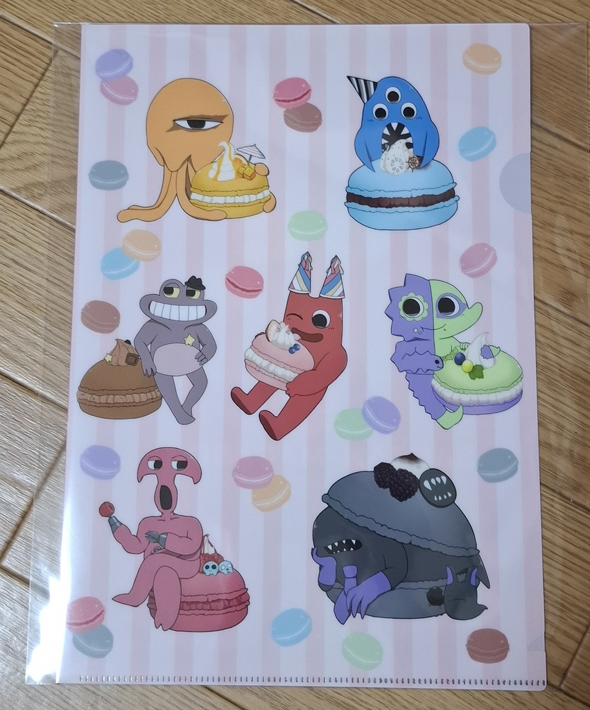 バンマカロンクリアファイル