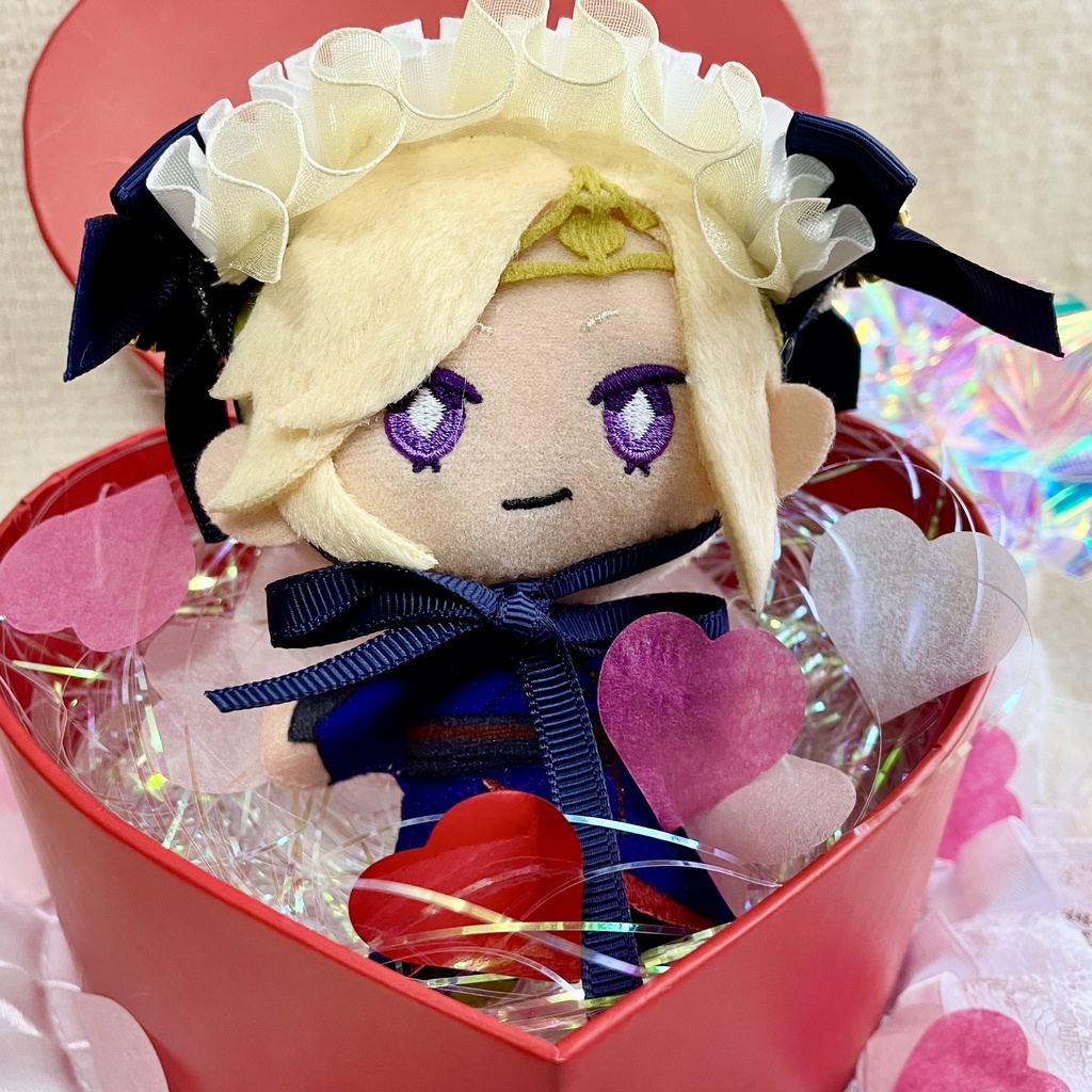 紺リボン×ホワイトヘッドドレス【ツイステEXマスコット】