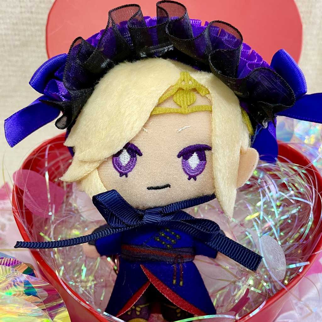 紫ストーン×サテンヘッドドレス【ツイステEXマスコット】