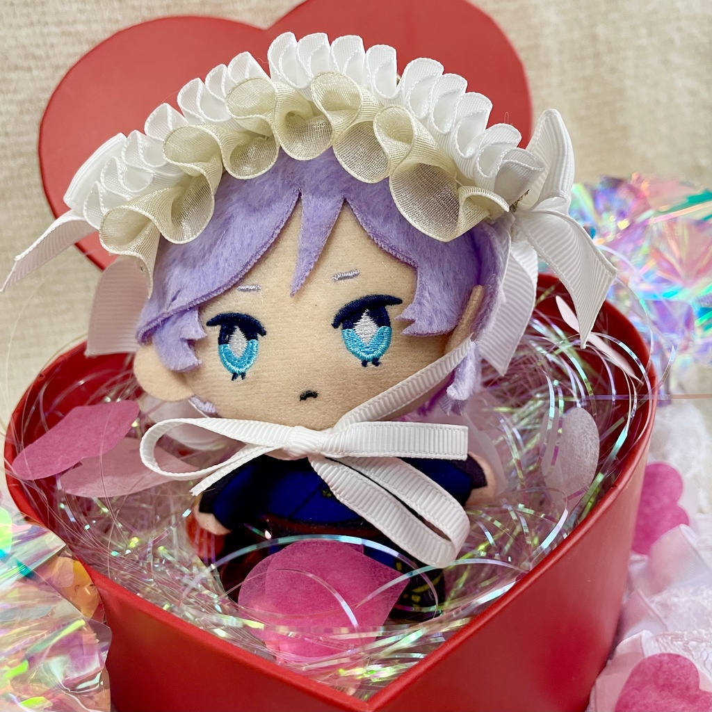 ホワイトローズ×リボンヘッドドレス【ツイステEXマスコット】