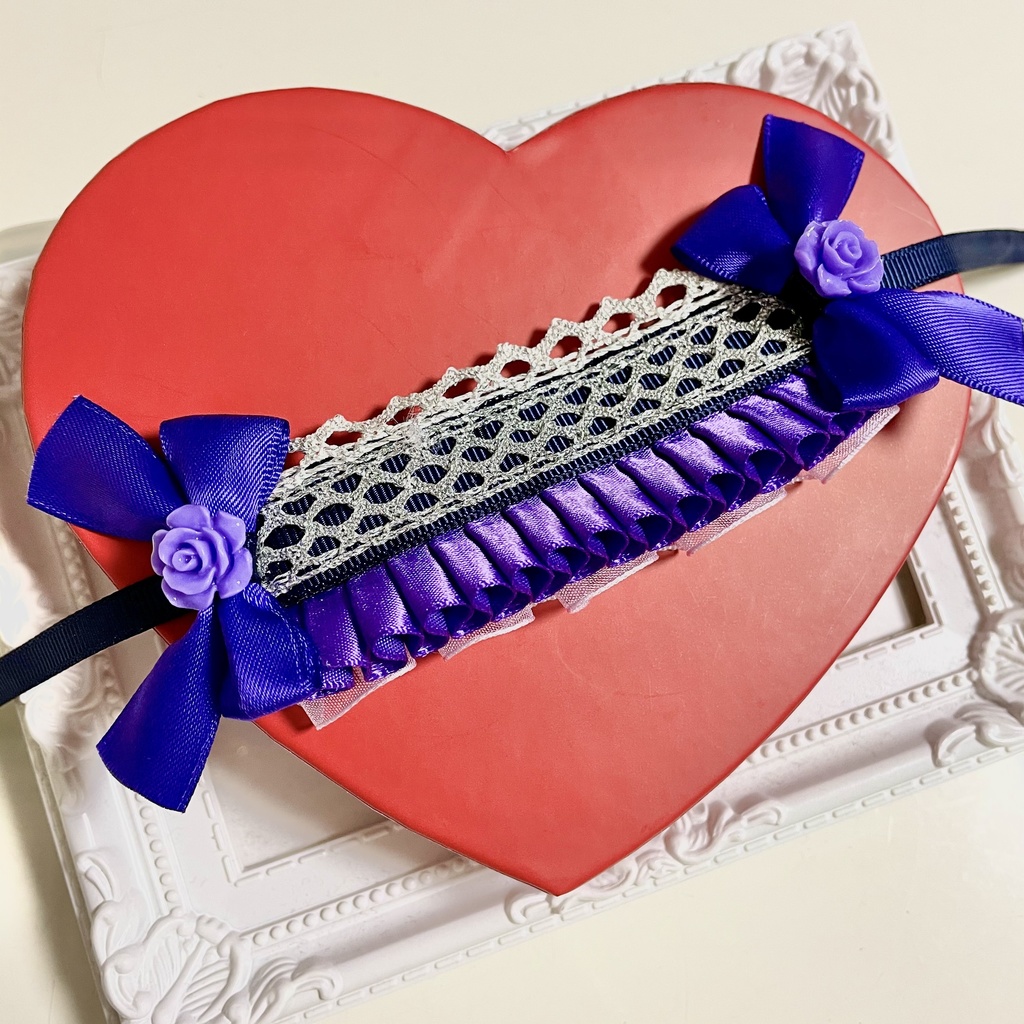 紫ローズヘッドドレス【ツイステEXマスコット】