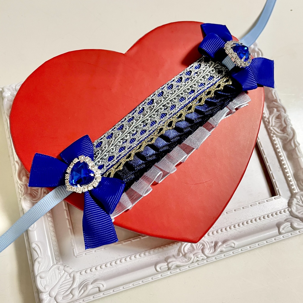 青♡ヘッドドレス【ツイステEXマスコット】
