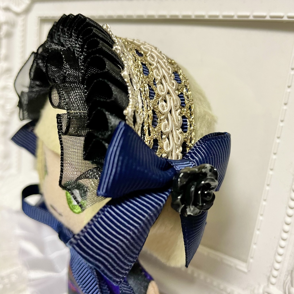 黒ローズヘッドドレス【ツイステEXマスコット】