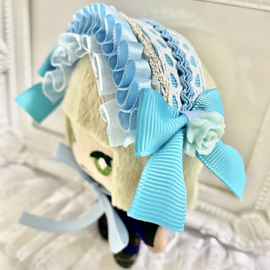 ピンクorライトブルーローズヘッドドレス【ツイステEXマスコット】