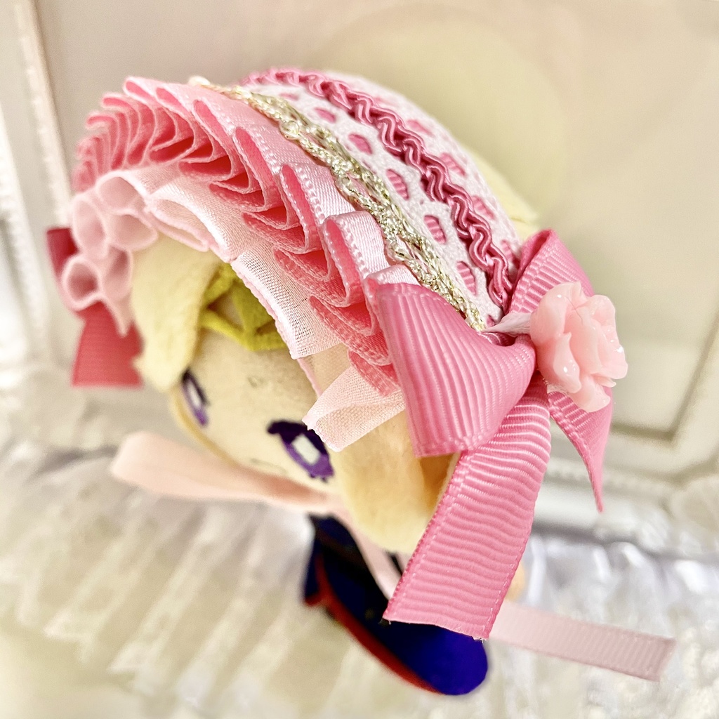 ピンクorライトブルーローズヘッドドレス【ツイステEXマスコット】