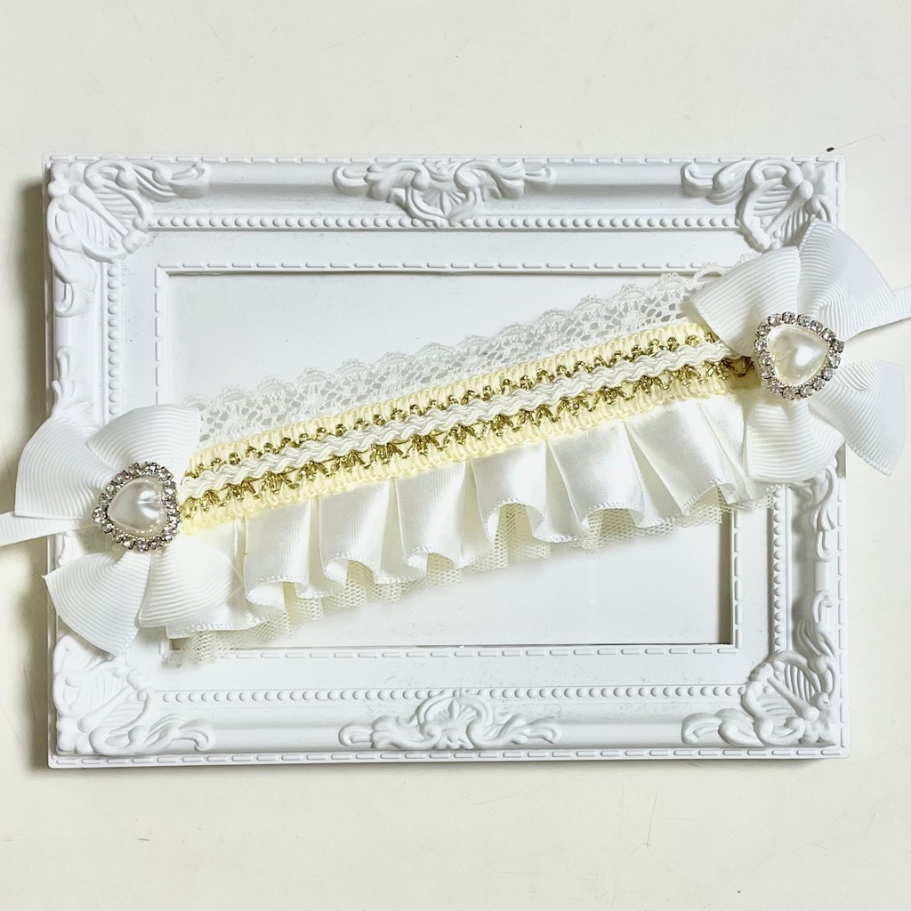 ピュア白ヘッドドレス【ぬいサイズ】