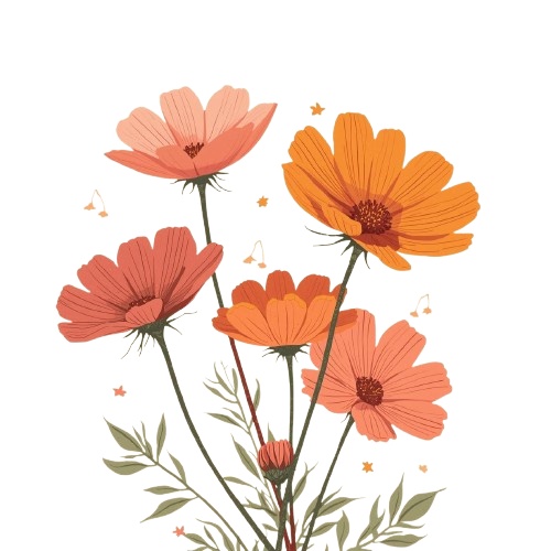 【温もりリソグラフ】秋の植物1 クリップアート25セット+α (PNG/300dpi)