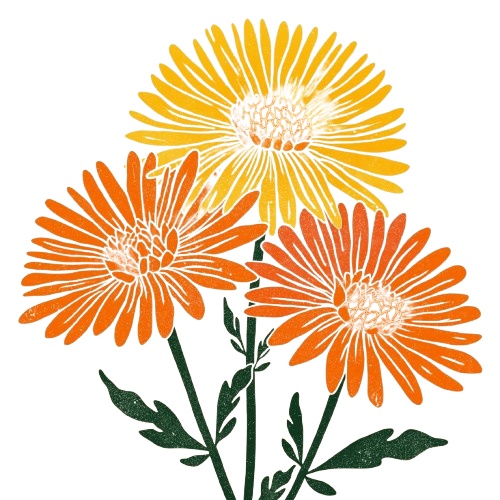 【温もりリソグラフ】秋の植物1 クリップアート25セット+α (PNG/300dpi)