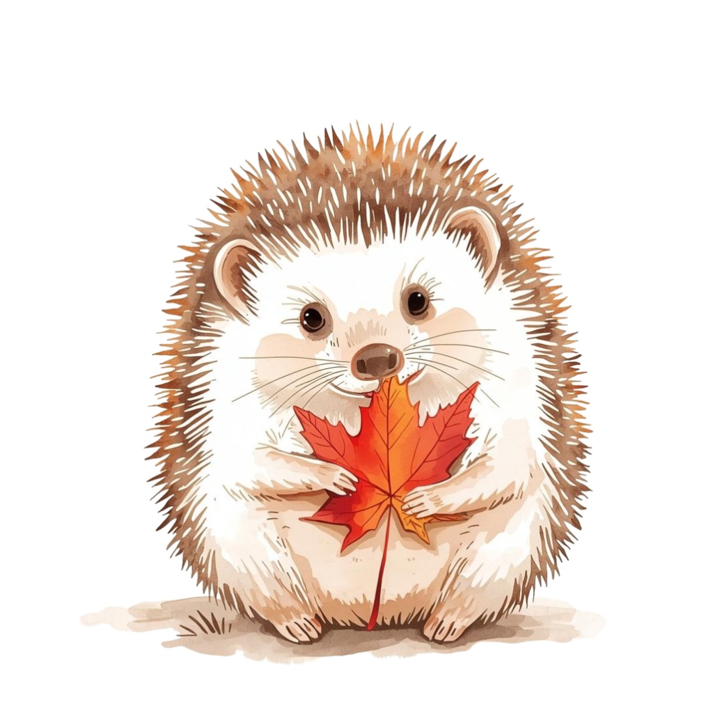 【温もり水彩】🍂秋の動物クリップアート 20セット+α (PNG/300dpi)