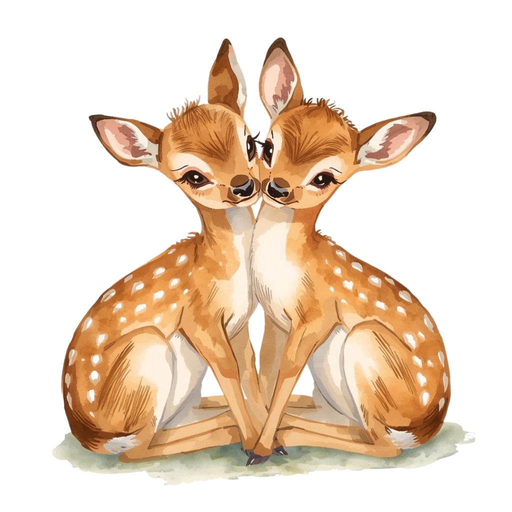 【温もり水彩】🍂秋の動物クリップアート 20セット+α (PNG/300dpi)