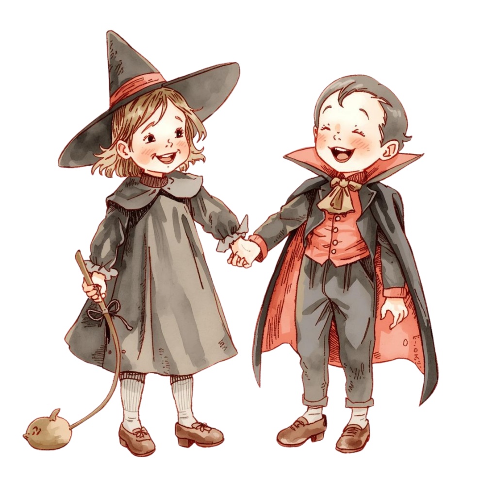 【温もり水彩】🍂ハロウィンクリップセット 20セット+α (PNG/300dpi)