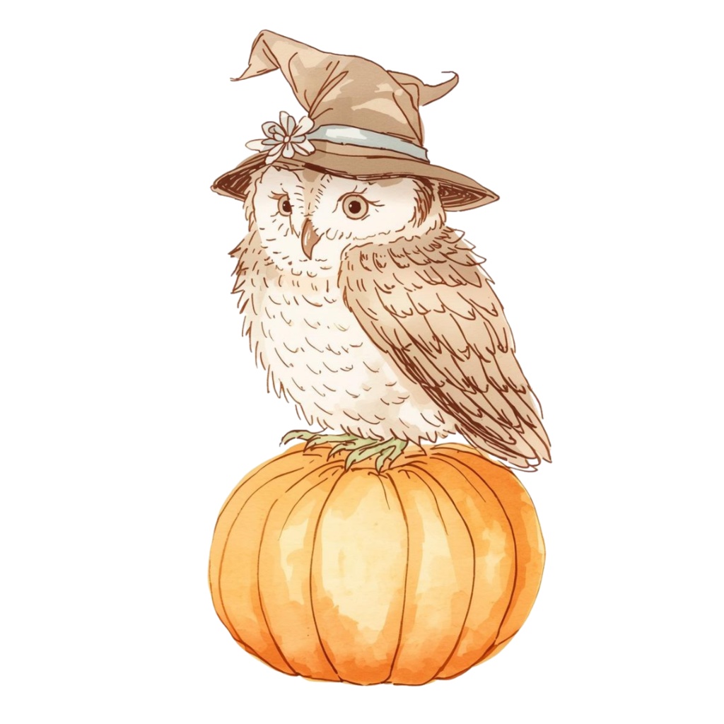 【温もり水彩】🍂ハロウィンクリップセット 20セット+α (PNG/300dpi)