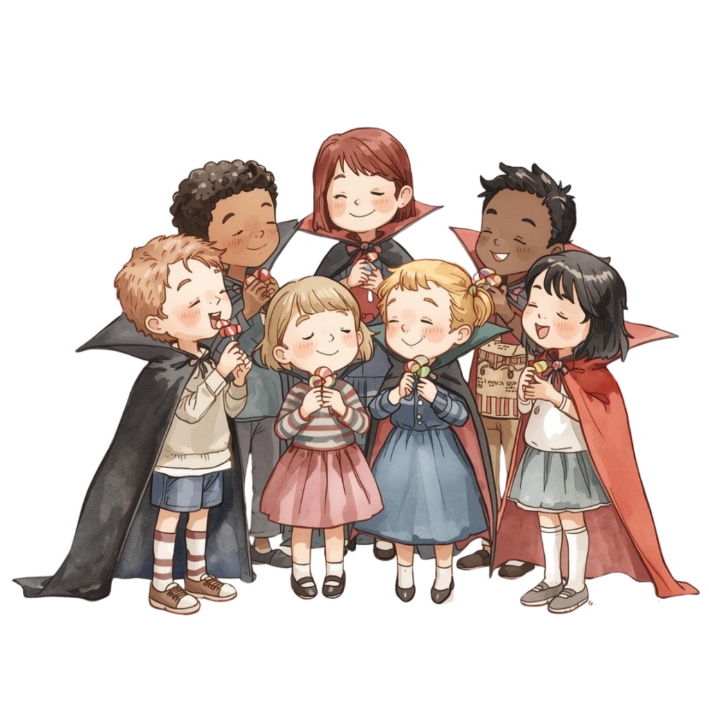 【温もり水彩】🍂ハロウィンクリップセット 20セット+α (PNG/300dpi)