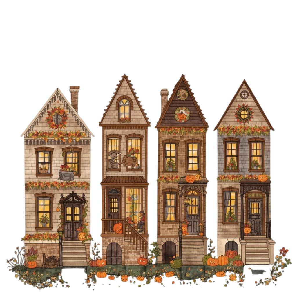 【温もり水彩】🍂ハロウィンクリップセット 20セット+α (PNG/300dpi)