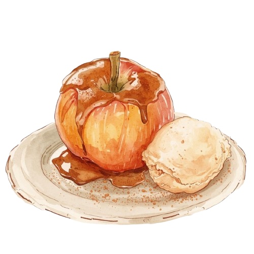 【温もりリソグラフ】秋の食べ物クリップアートセット20+α (PNG/300dpi)