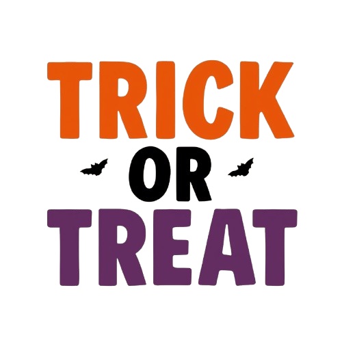 【ハロウィン素材】ポップ&カラフルなクリップアートセット35PNG+α|オレンジ・黒・白・紫基調/背景透過