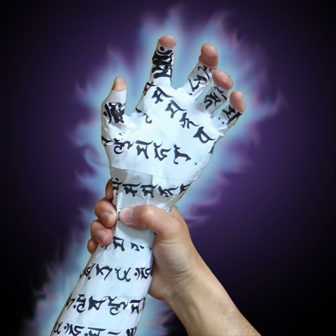 梵字与美封印テープ黒・ガムテープ・不動明王版【BTP04】