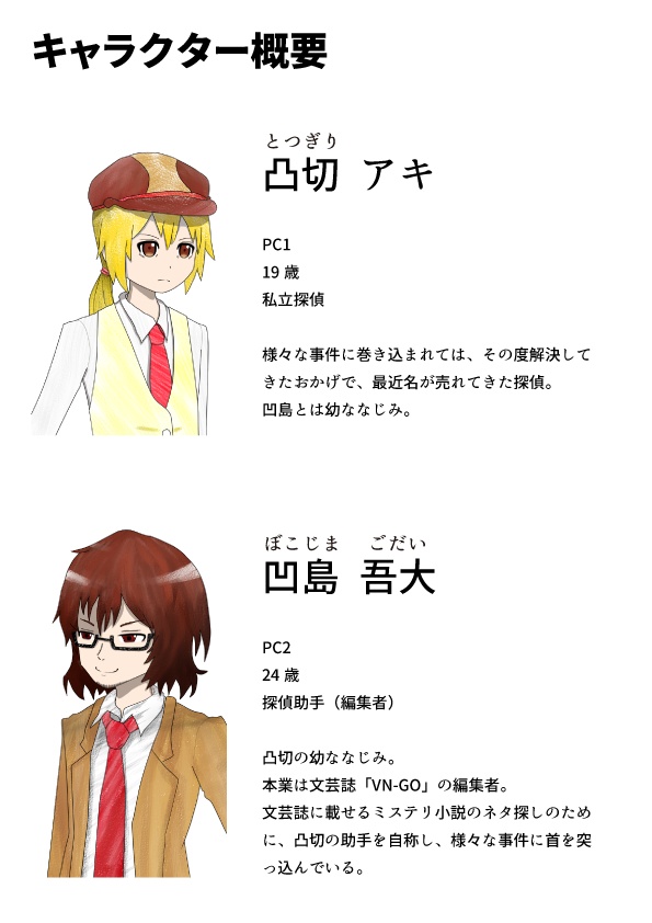 謎解きはモーニングの前に~凸凹探偵事件簿~