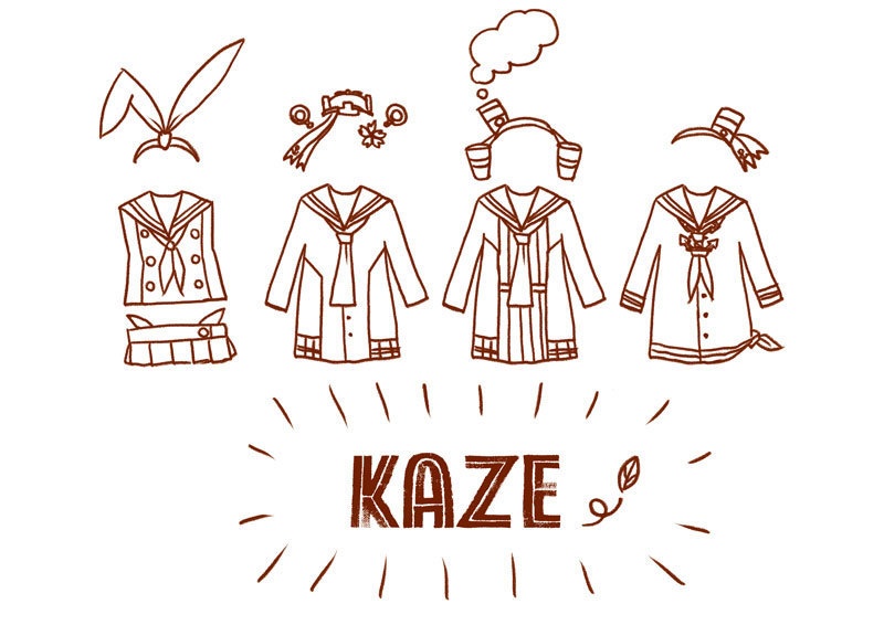 駆逐KAZEトートバッグ