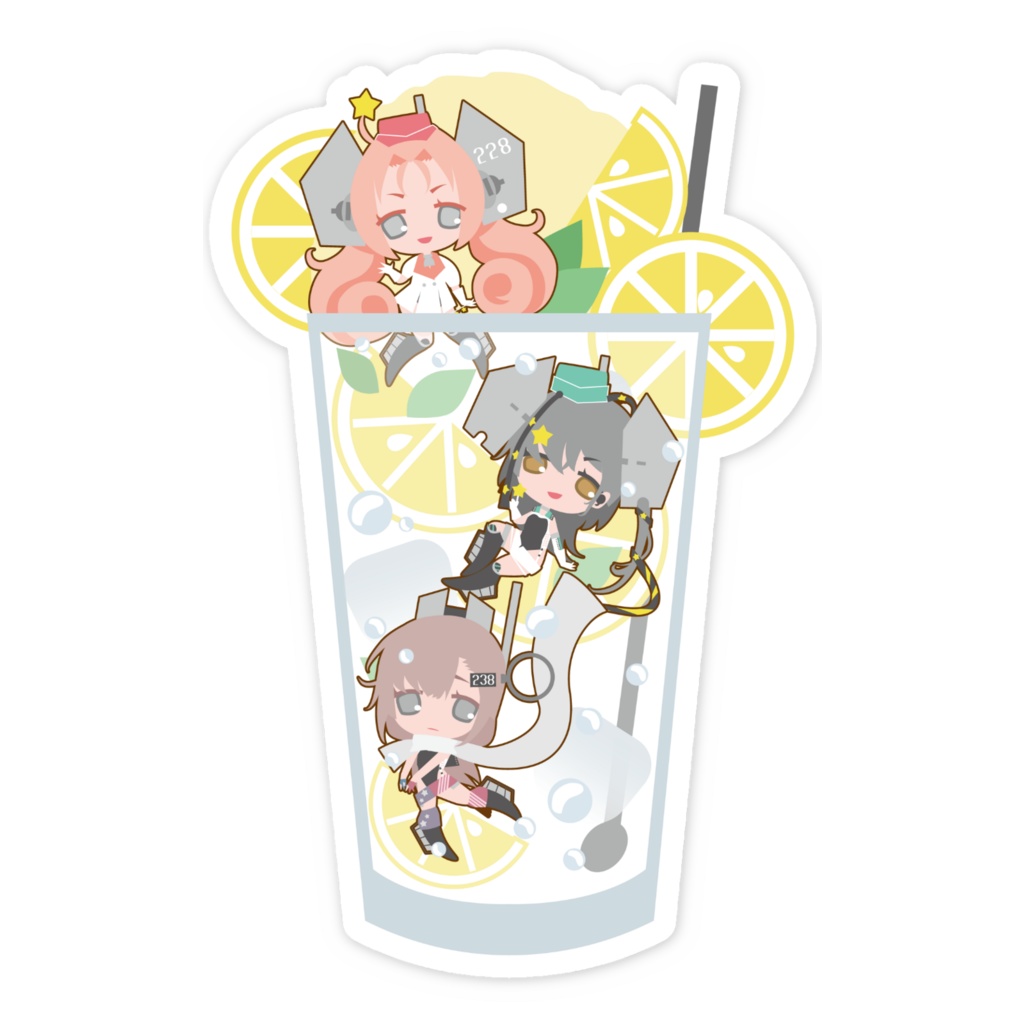 Gatoレモンサワーステッカー
