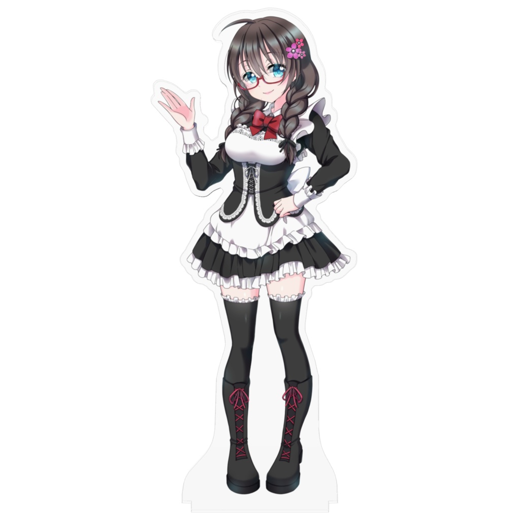 ツクモ初代応援大使記念★アクリルフィギア160㎜×160㎜