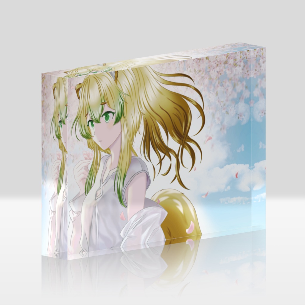 新生活応援アクリルブロック
