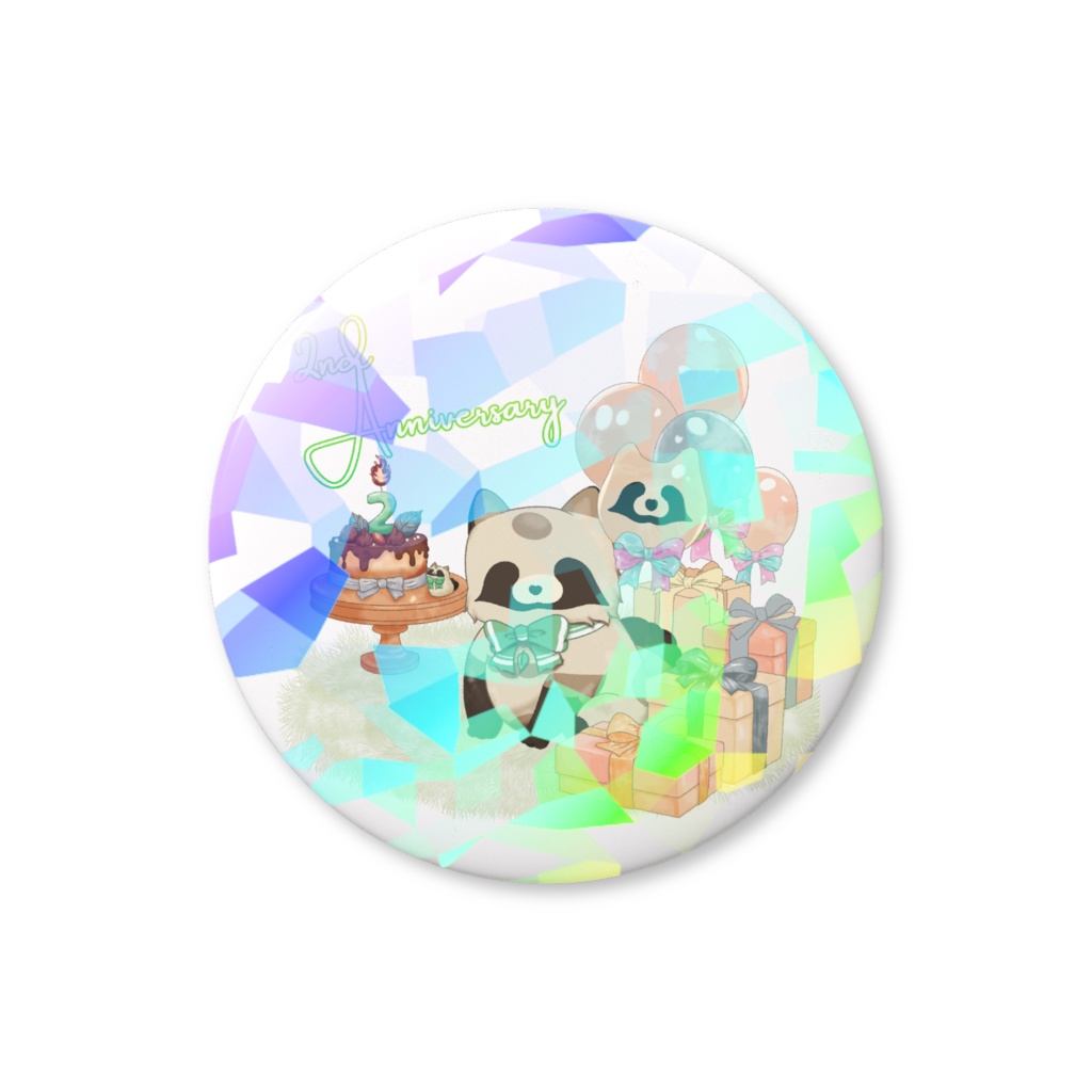 【限定】2周年記念缶バッジ