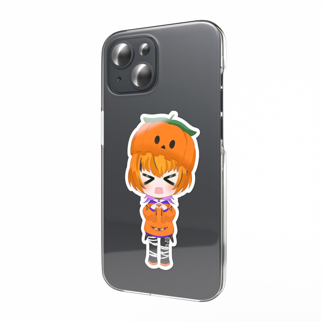 ゆびはーと私服のかぼちゃシール