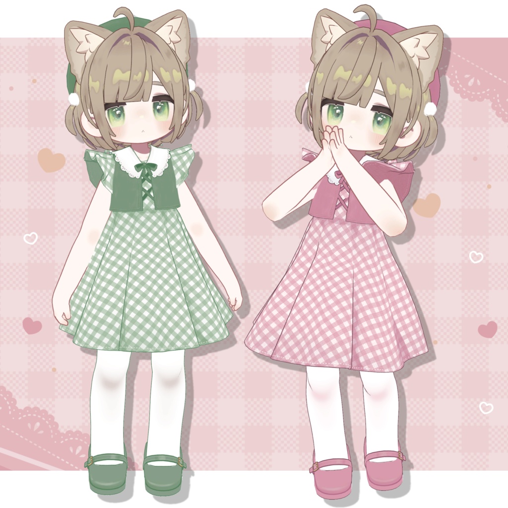 おめかしワンピース【複数アバター対応】