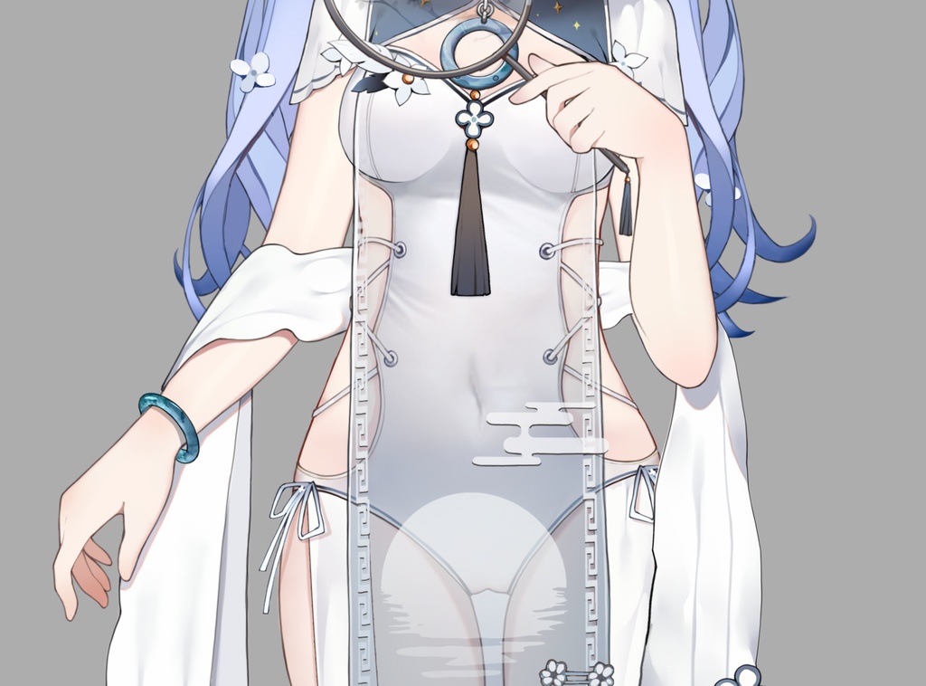 【live2d モデル】 チャイナドレスの少女 Vtube studio