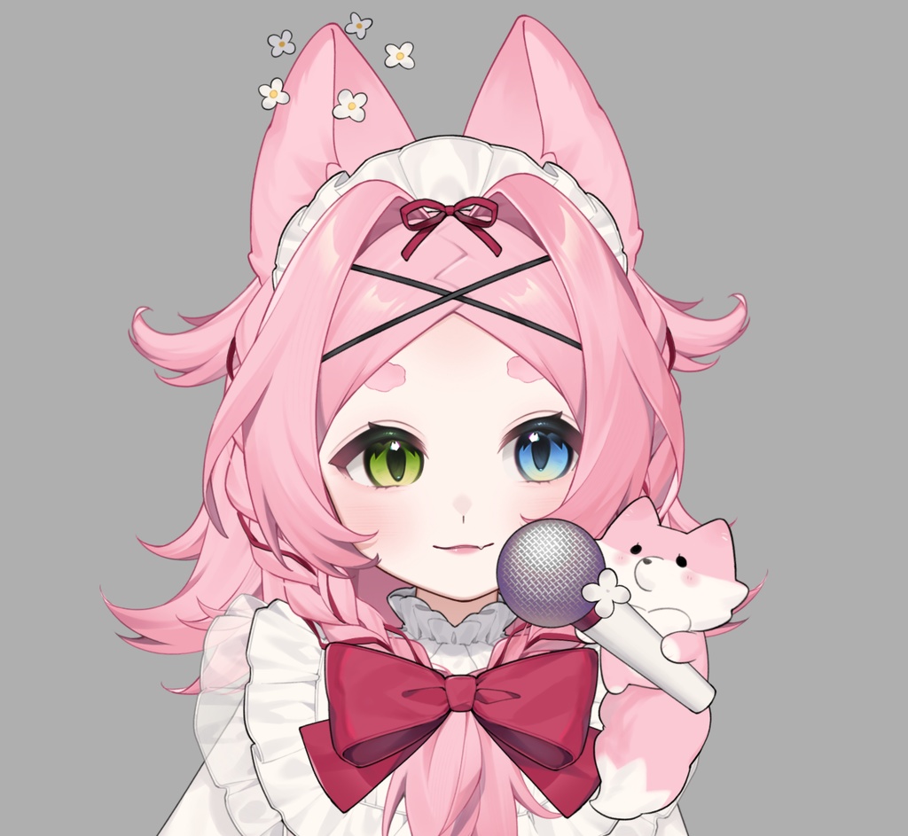 【live2d モデル】Fuwawa Pink Dessert Master Fox - Vtube studio