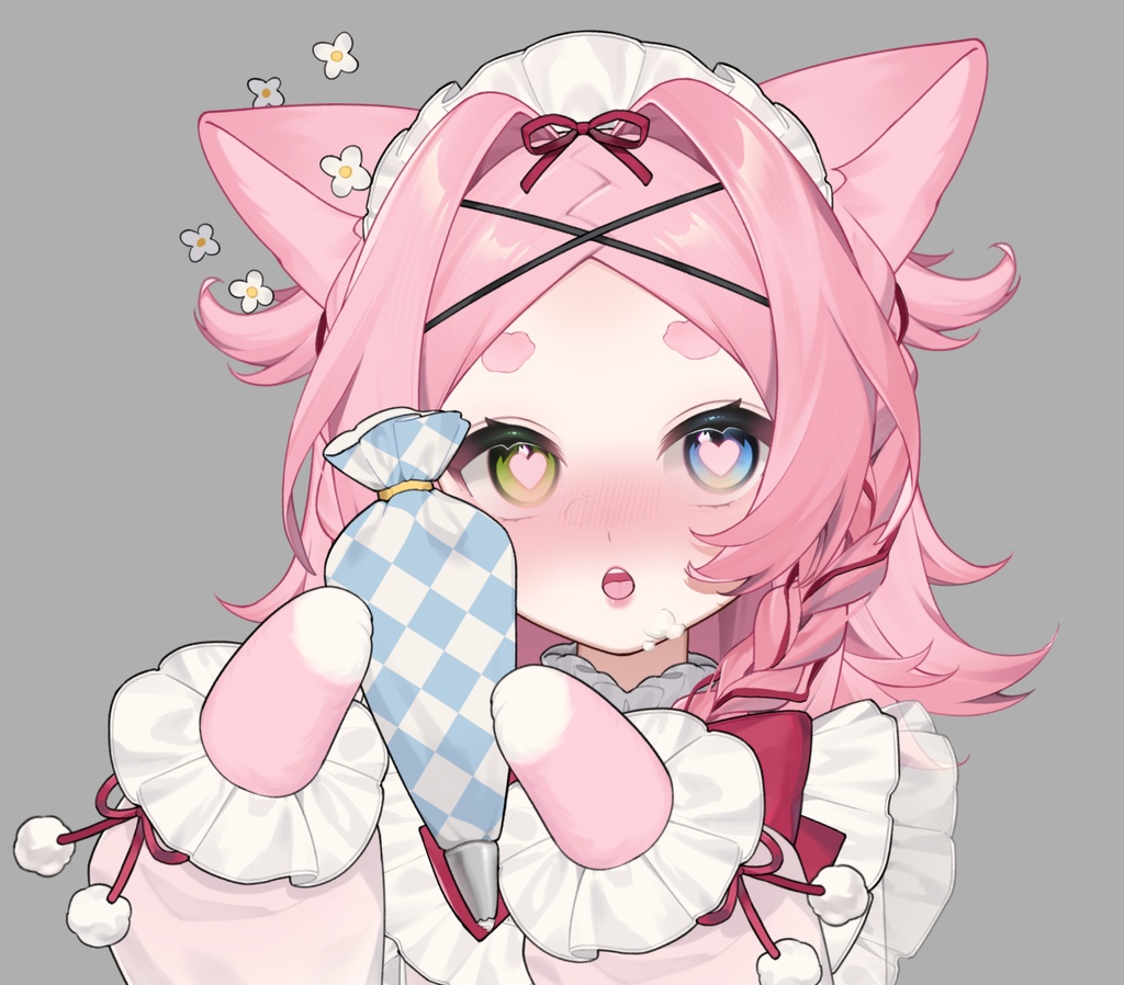 【live2d モデル】Fuwawa Pink Dessert Master Fox - Vtube studio