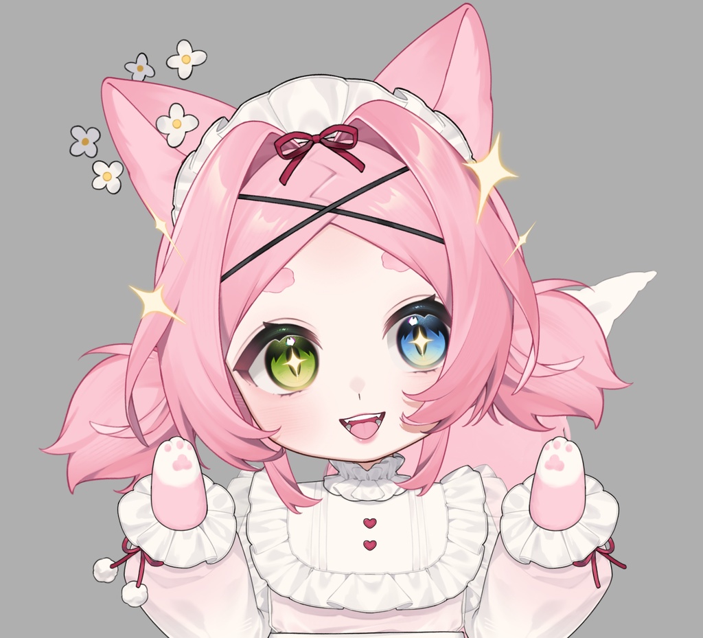 【live2d モデル】Fuwawa Pink Dessert Master Fox - Vtube studio