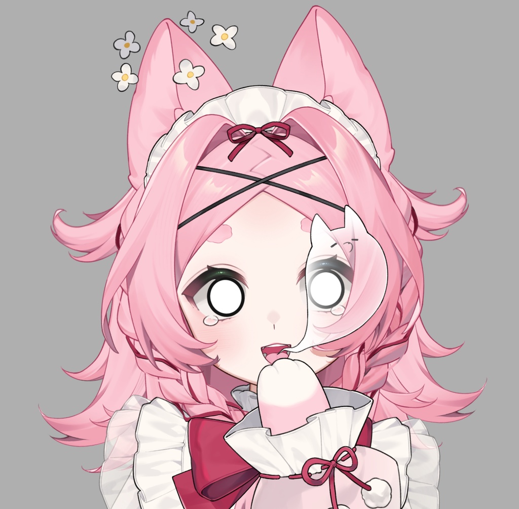 【live2d モデル】Fuwawa Pink Dessert Master Fox - Vtube studio