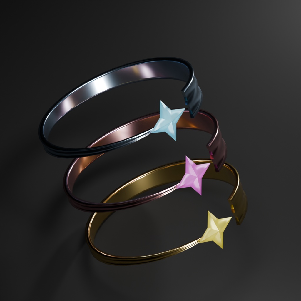 【VRChat】流星リング【無料】