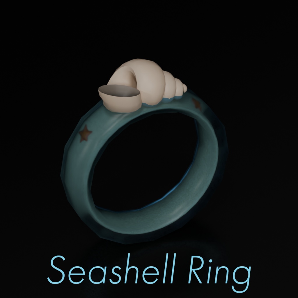 【VRChat】雨音・波音リング【鳴る・動く】