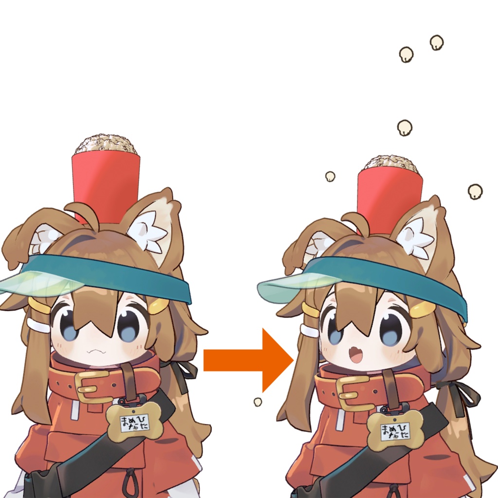 【VRChat】喋るとはじけるポップコーン