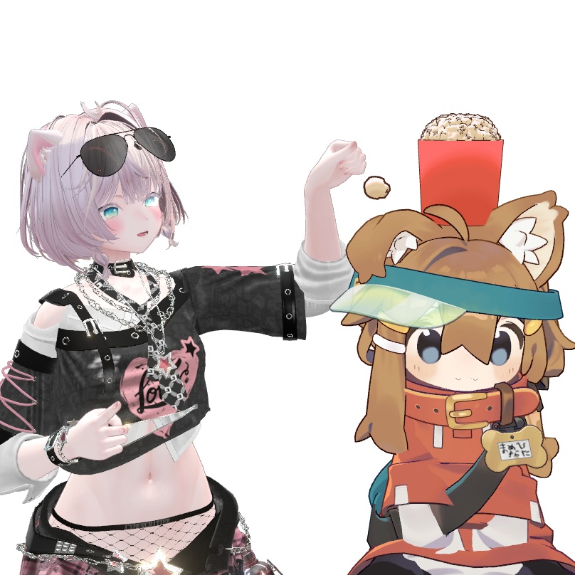 【VRChat】喋るとはじけるポップコーン