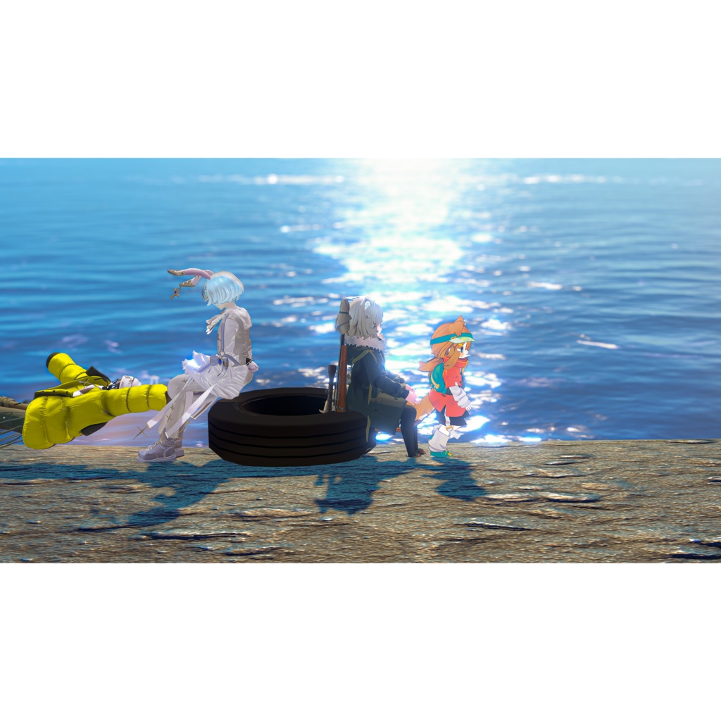 【VRChat】タイヤ引きギミック【期間限定無料・セール】