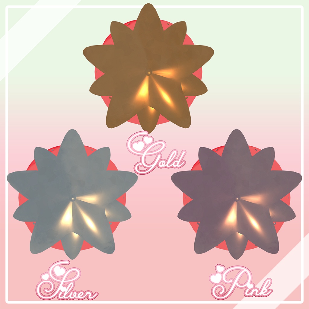 苺のピアス-2025-02-Strawberry Earring【VRChat向けアクセサリー】