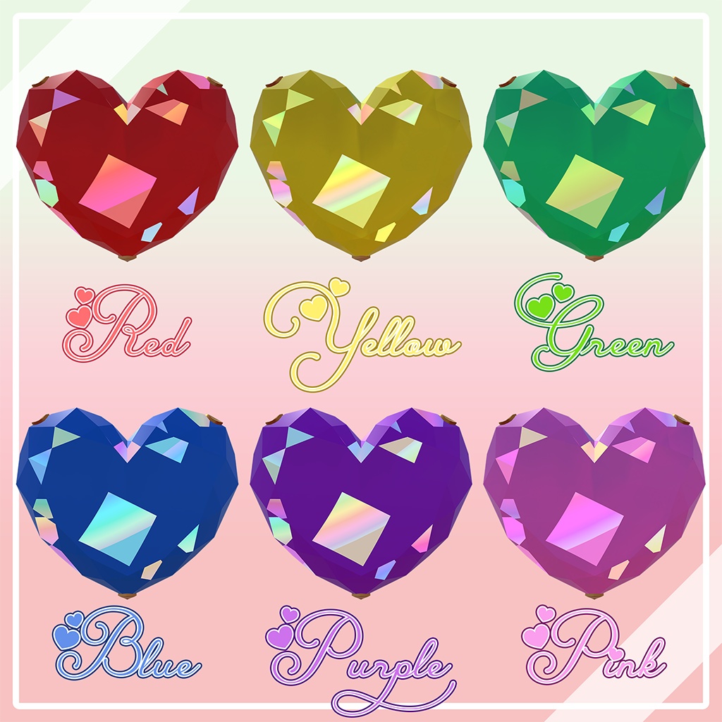 苺のピアス-2025-02-Strawberry Earring【VRChat向けアクセサリー】