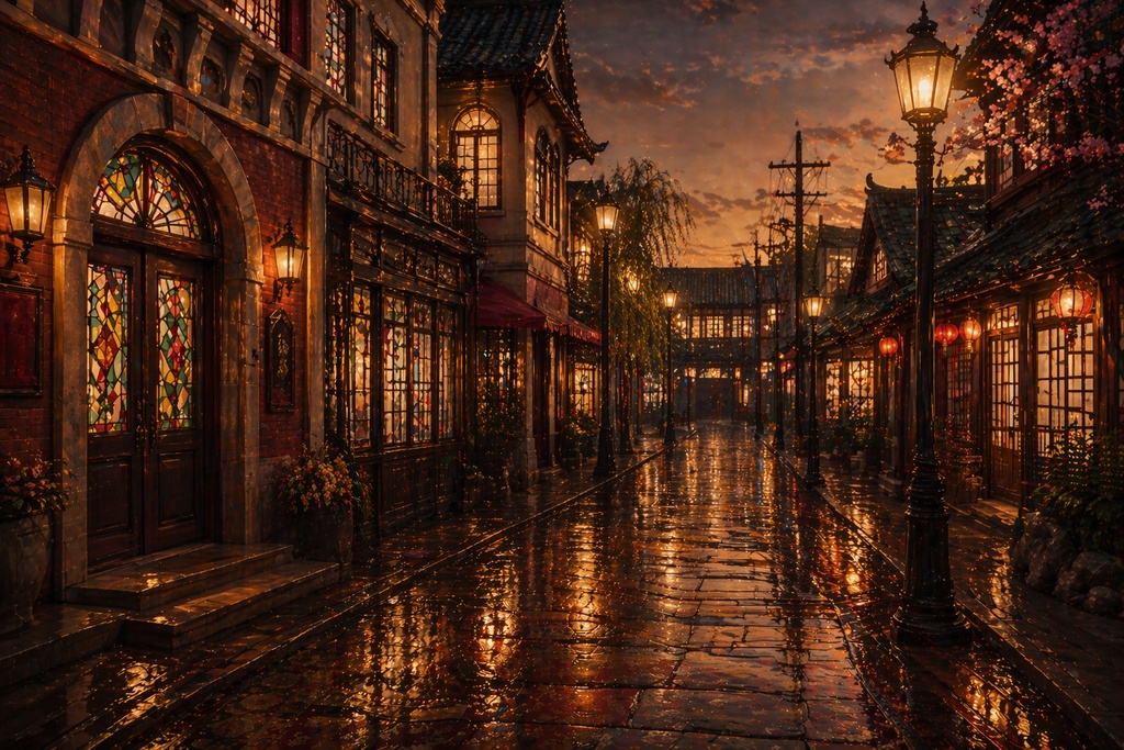 大正レトロ和風背景素材セット 5種