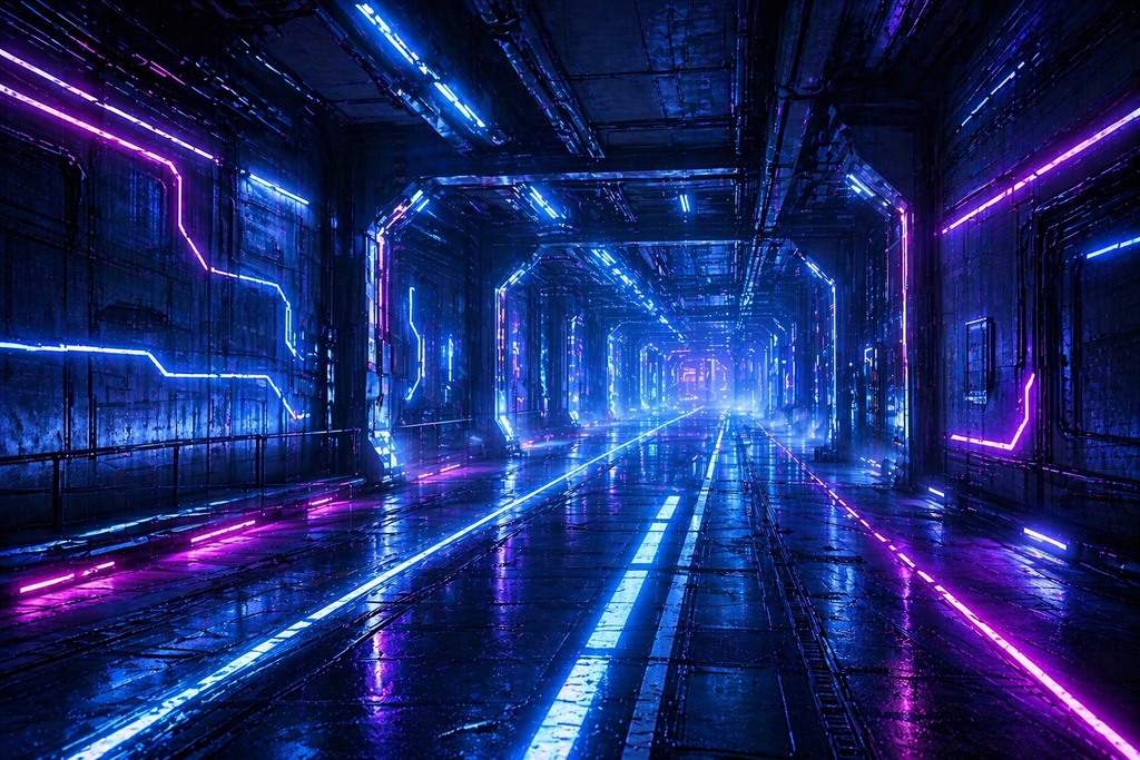 配信・TRPGに使えるサイバー背景素材セット 5種