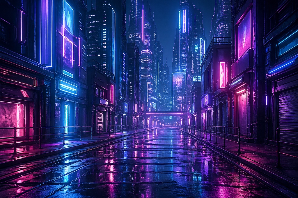 配信・TRPGに使えるサイバー背景素材セット 5種